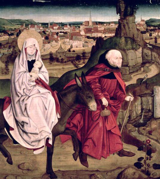 Master of the Schotten Altarpiece The Flight into Egypt, from the Schotten Altarpiece